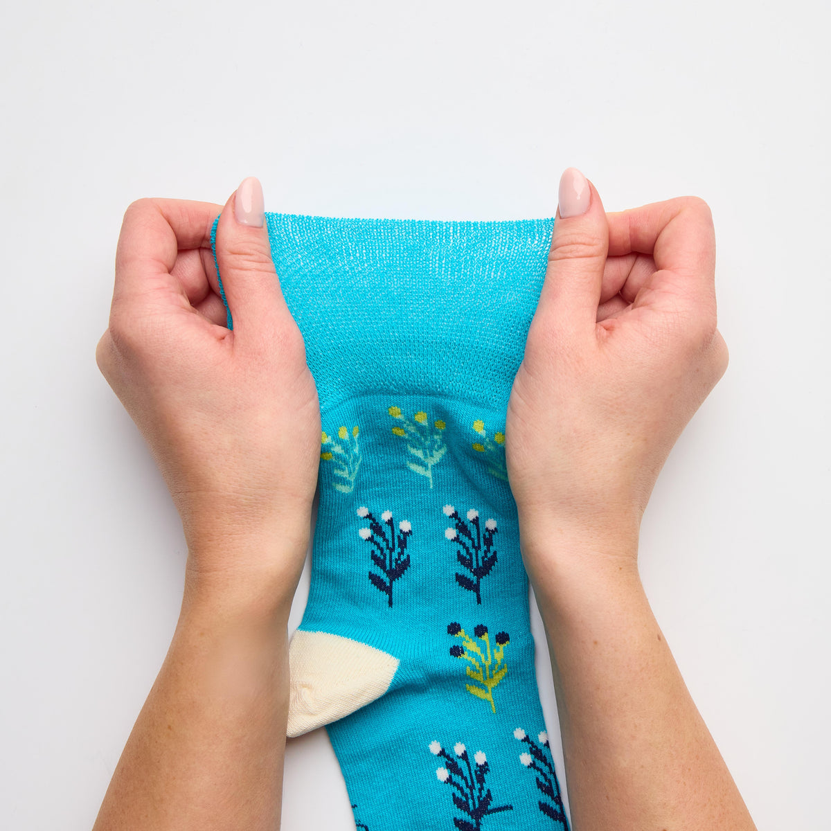 3 Paar Damen-Baumwollsocken – Bohemian Floral