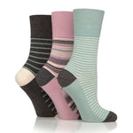 Lade das Bild in den Galerie-Viewer, 3 Paar Damen-Baumwollsocken – Reverie Stripe
