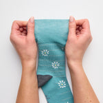 Load image into Gallery viewer, 3 Pairs Ladies Cotton Socks - Daisy
