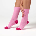 Lade das Bild in den Galerie-Viewer, 3 Pairs Ladies Cotton Socks - Micro Polka Dot
