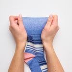 Lade das Bild in den Galerie-Viewer, 3 Pairs Ladies Cotton Socks - Gradient Stripe
