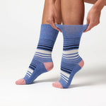 Lade das Bild in den Galerie-Viewer, 3 Pairs Ladies Cotton Socks - Gradient Stripe
