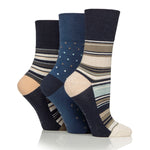 Load image into Gallery viewer, 3 Pairs Ladies Cotton Socks - Office Party
