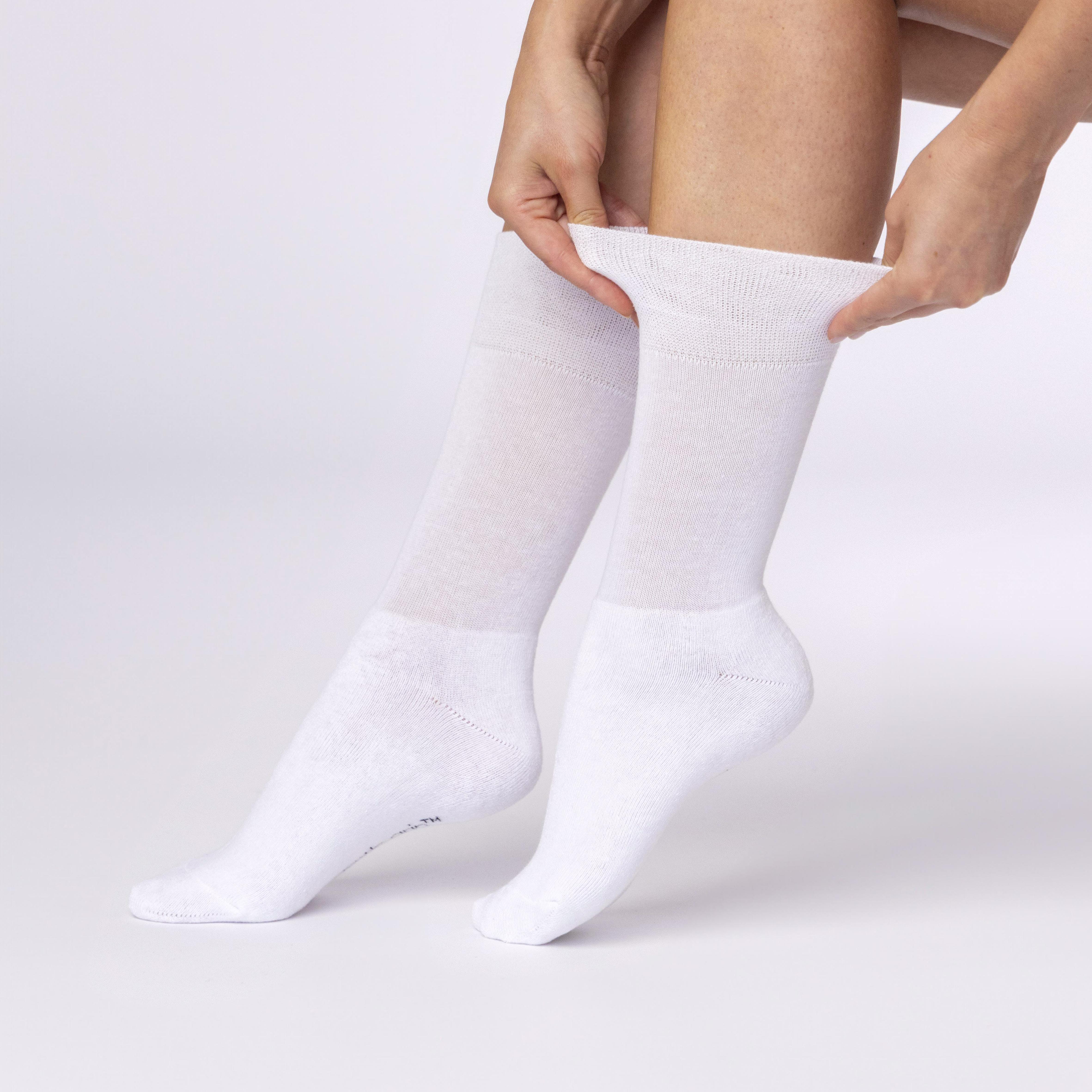 3 Pairs Ladies Sports Socks - White