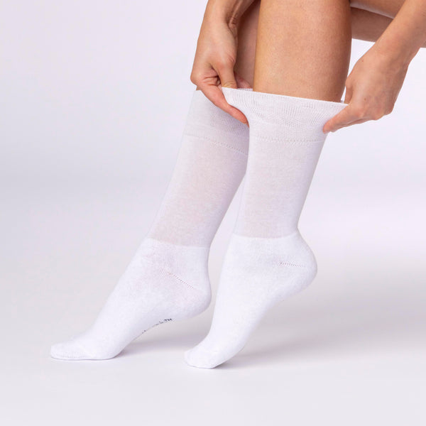 3 Paar Damen Sportsocken - Weiß