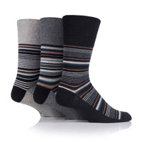 3 Pairs Men's Bigfoot Cotton Socks - Deco Noir