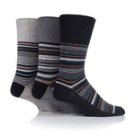 Lade das Bild in den Galerie-Viewer, 3 Paar Herren-Baumwollsocken - Deco Noir
