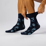 Lade das Bild in den Galerie-Viewer, 3 Paar Fun Feet Baumwollsocken für Herren - Tiefsee
