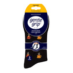 Load image into Gallery viewer, 3 Pairs Men&#39;s Fun Feet Cotton Socks - Coffee
