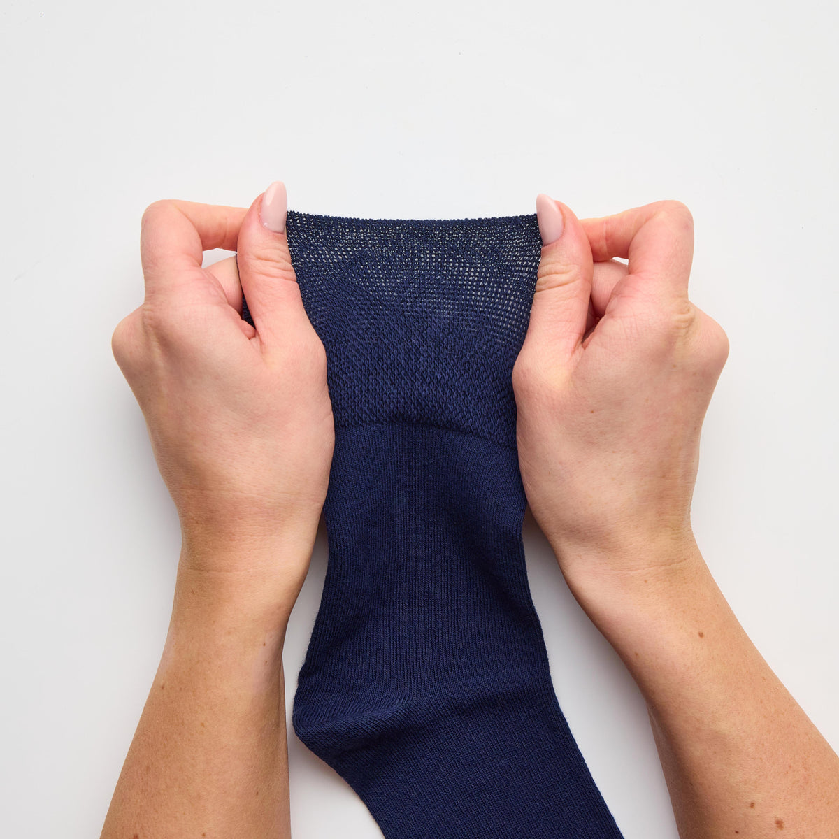 3 Pairs Men's Plain Cotton Socks - Navy