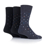 Lade das Bild in den Galerie-Viewer, 3 Paar Herren-Baumwollsocken - Modern Sphere
