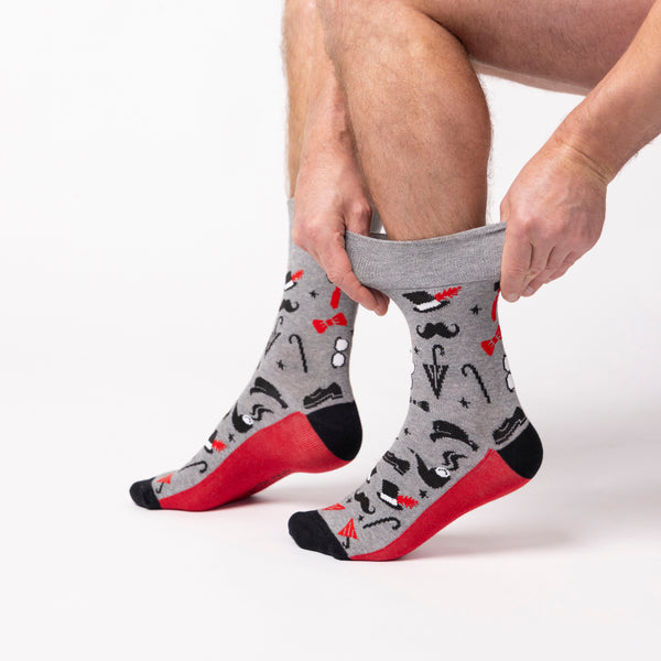 3 Paar Fun Feet Baumwollsocken für Herren - Gentleman