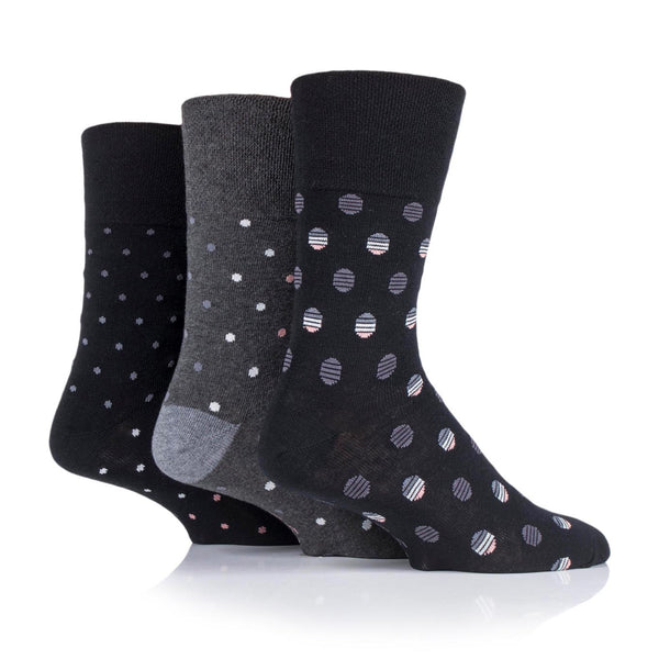 3 Paar Herren-Baumwollsocken - Polka Pop