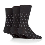 Lade das Bild in den Galerie-Viewer, 3 Paar Herren Twilight Baumwollsocken - Schwarz
