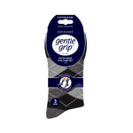 Load image into Gallery viewer, 3 Pairs Men&#39;s Argyle Cotton Socks - Leven Black Mix

