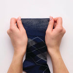 Lade das Bild in den Galerie-Viewer, 3 Paar Herren-Baumwollsocken mit Argyle-Muster - Leven Black Mix
