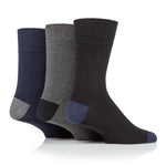 Load image into Gallery viewer, 3 Pairs Men&#39;s Apex Cotton Socks - Black Mix
