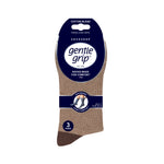 Load image into Gallery viewer, 3 Pairs Men&#39;s Apex Cotton Socks - Brown
