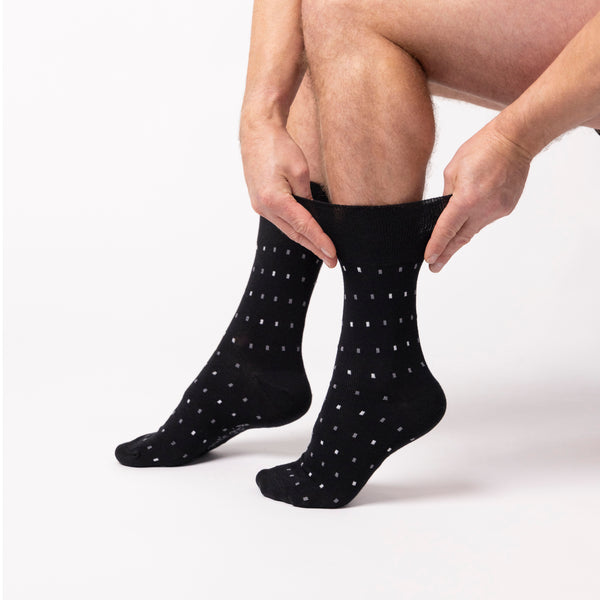 3 Paar Concerto Baumwollsocken für Herren - Schwarz