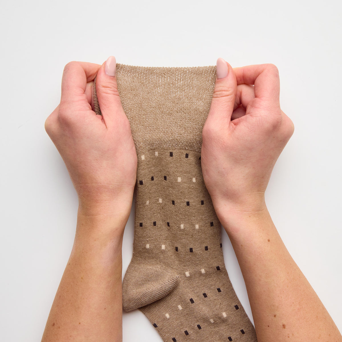 3 Paar Concerto Baumwollsocken für Herren - Braun/Natur