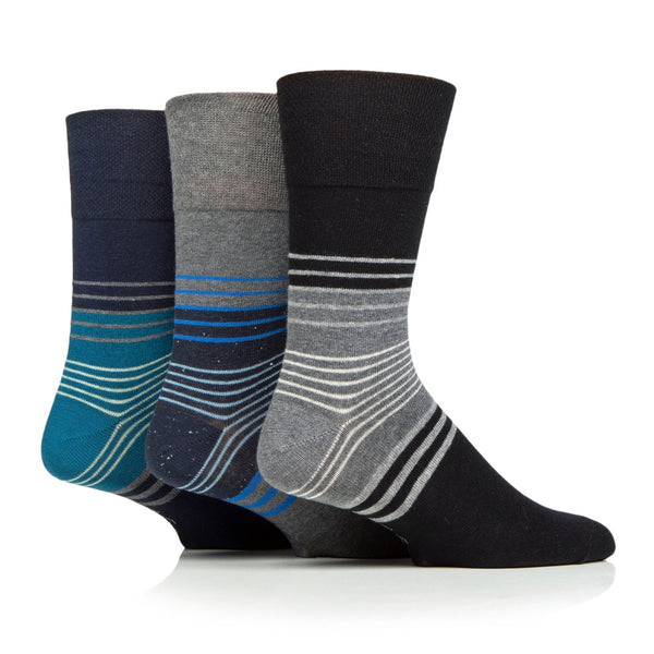 3 Paar Herren-Baumwollsocken - Modern Flash