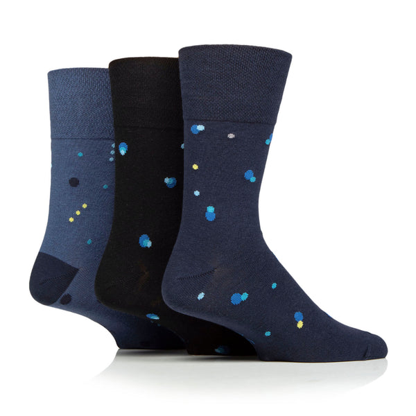 3 Paar Herren-Baumwollsocken - Cosmic Pulse