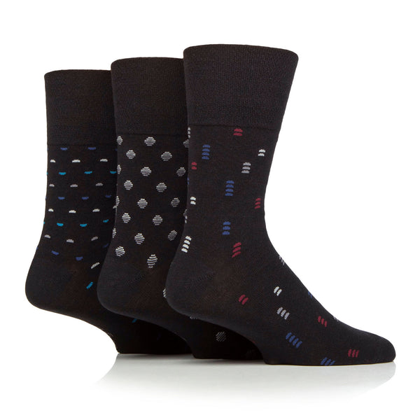 3 Paar Herren-Baumwollsocken – Micro Arc