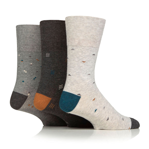 3 Paar Herren-Baumwollsocken - Geometric Myriad