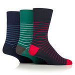 Lade das Bild in den Galerie-Viewer, 3 Paar Herren-Baumwollsocken - Kompass
