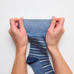 Lade das Bild in den Galerie-Viewer, 3 Paar Herren-Baumwollsocken - Lässiger Nadelstreifen
