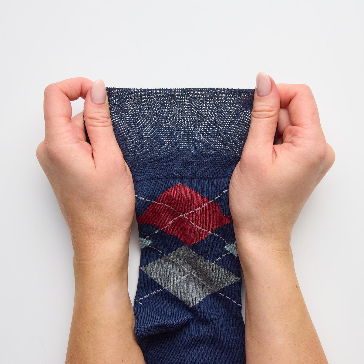 3 Paar Herren-Baumwollsocken – Modernisiertes Argyle