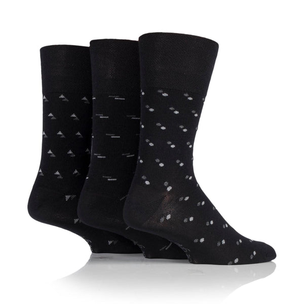 3 Paar Herren-Baumwollsocken – Modernisiertes Argyle
