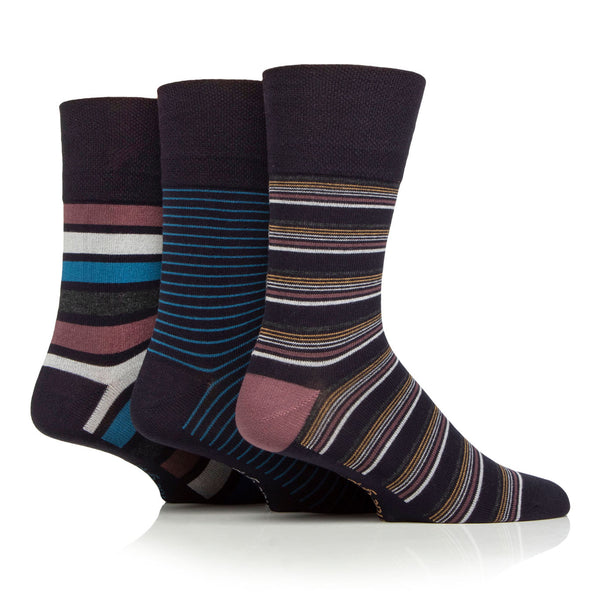 3 Paar Herren-Baumwollsocken – Modernisiertes Argyle