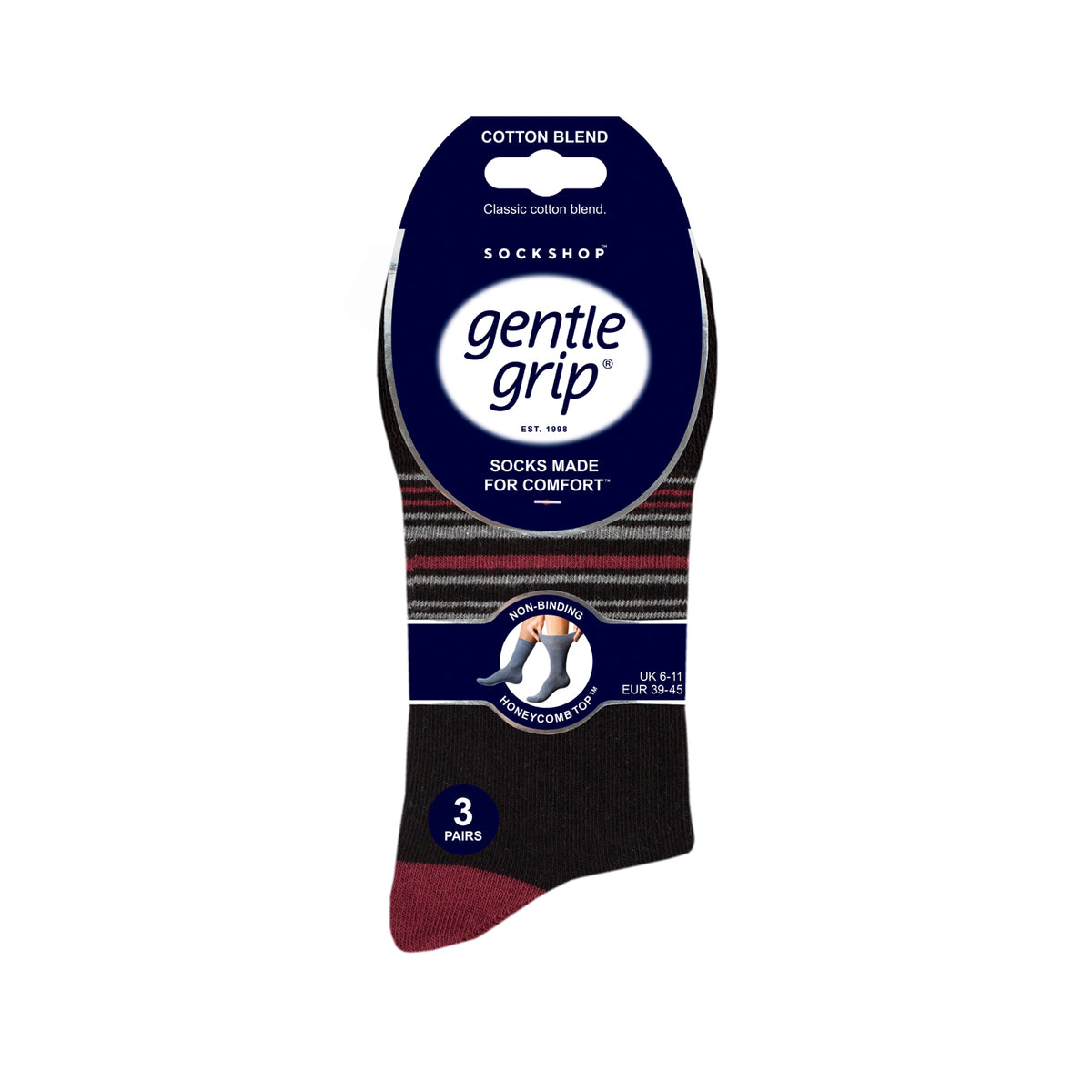 3 Pairs Men's Cotton Socks - Parlor