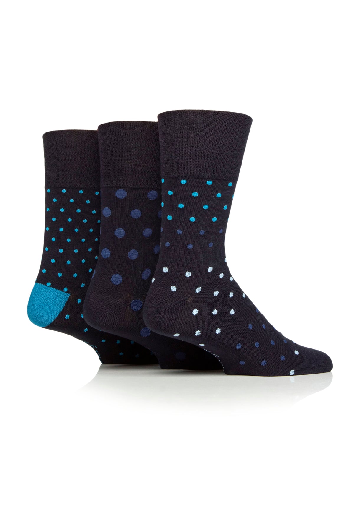 3 Paar Herren-Baumwollsocken – Modernisiertes Argyle