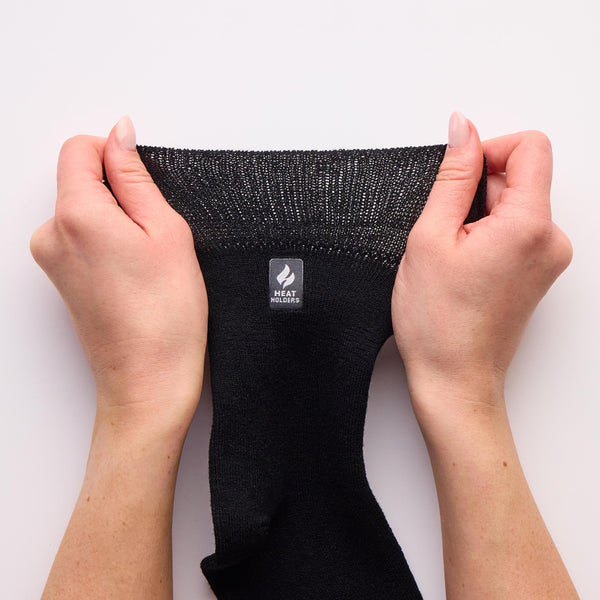 1 Pair Mens Thermal Socks - Black