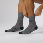 Load and play video in Gallery viewer, 3 Pairs Men's Fun Feet Cotton Socks - Bugs
