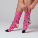Laden und Abspielen von Videos im Galerie-Viewer, 3 Paar Fun Feet Baumwollsocken für Damen - Natur
