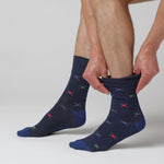 Load and play video in Gallery viewer, 3 Pairs Men&#39;s Argyle Cotton Socks - Motif
