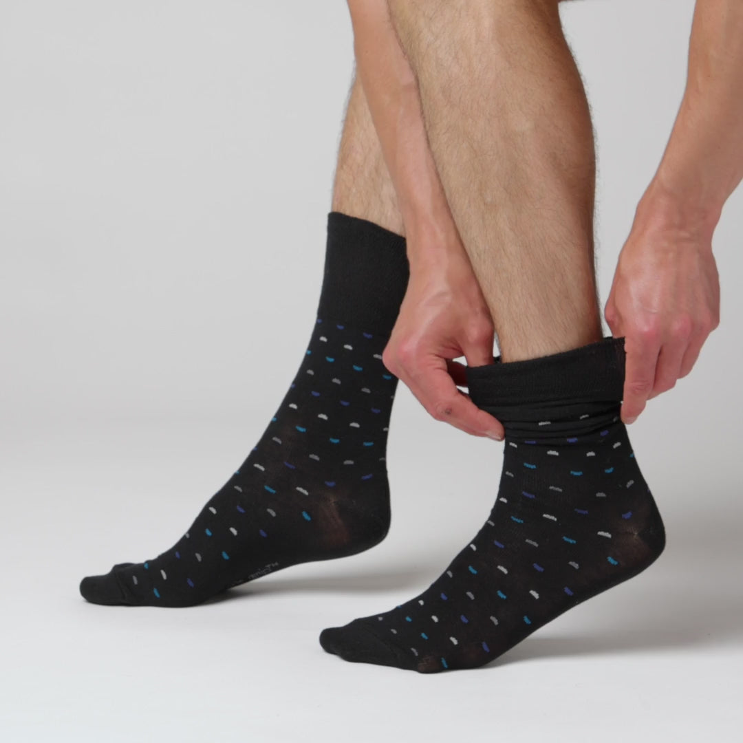 3 Paar Herren-Baumwollsocken – Micro Arc