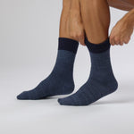 Load and play video in Gallery viewer, 1 Pair Mens Thermal Socks - Denim
