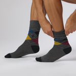 Laden und Abspielen von Videos im Galerie-Viewer, 3 Paar Herren-Baumwollsocken mit Argyle-Muster - Rustikaler Mix

