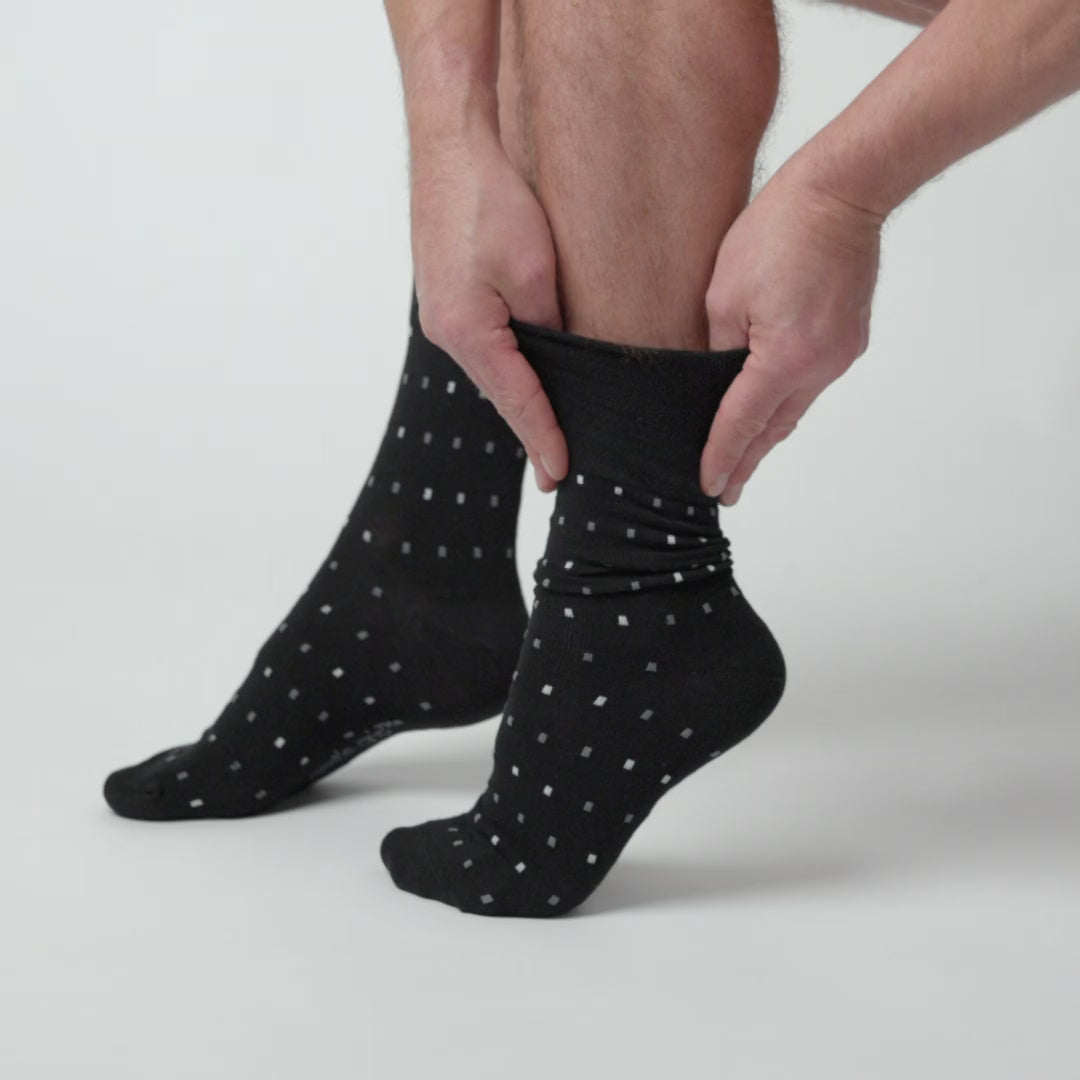 3 Paar Concerto Baumwollsocken für Herren - Schwarz