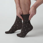 Laden und Abspielen von Videos im Galerie-Viewer, 3 Paar Herren Baumwollsocken - Anzugbraun
