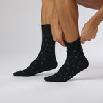 Load and play video in Gallery viewer, 3 Pairs Men's Bamboo Socks - Suit Black/Navy/Charcoal
