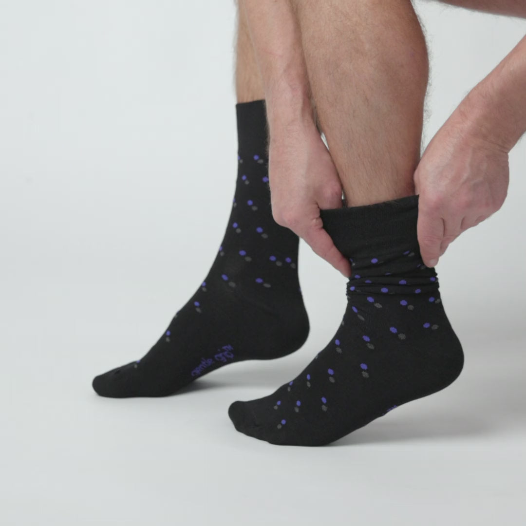 3 Pairs Men's Bamboo Socks - Suit Black