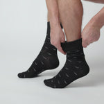 Load and play video in Gallery viewer, 3 Pairs Men&#39;s Bamboo Socks - Suit Black
