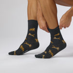 Laden und Abspielen von Videos im Galerie-Viewer, 3 Paar Fun Feet Baumwollsocken für Herren – Born Free
