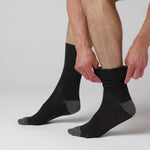 Load and play video in Gallery viewer, 3 Pairs Men&#39;s Apex Cotton Socks - Black
