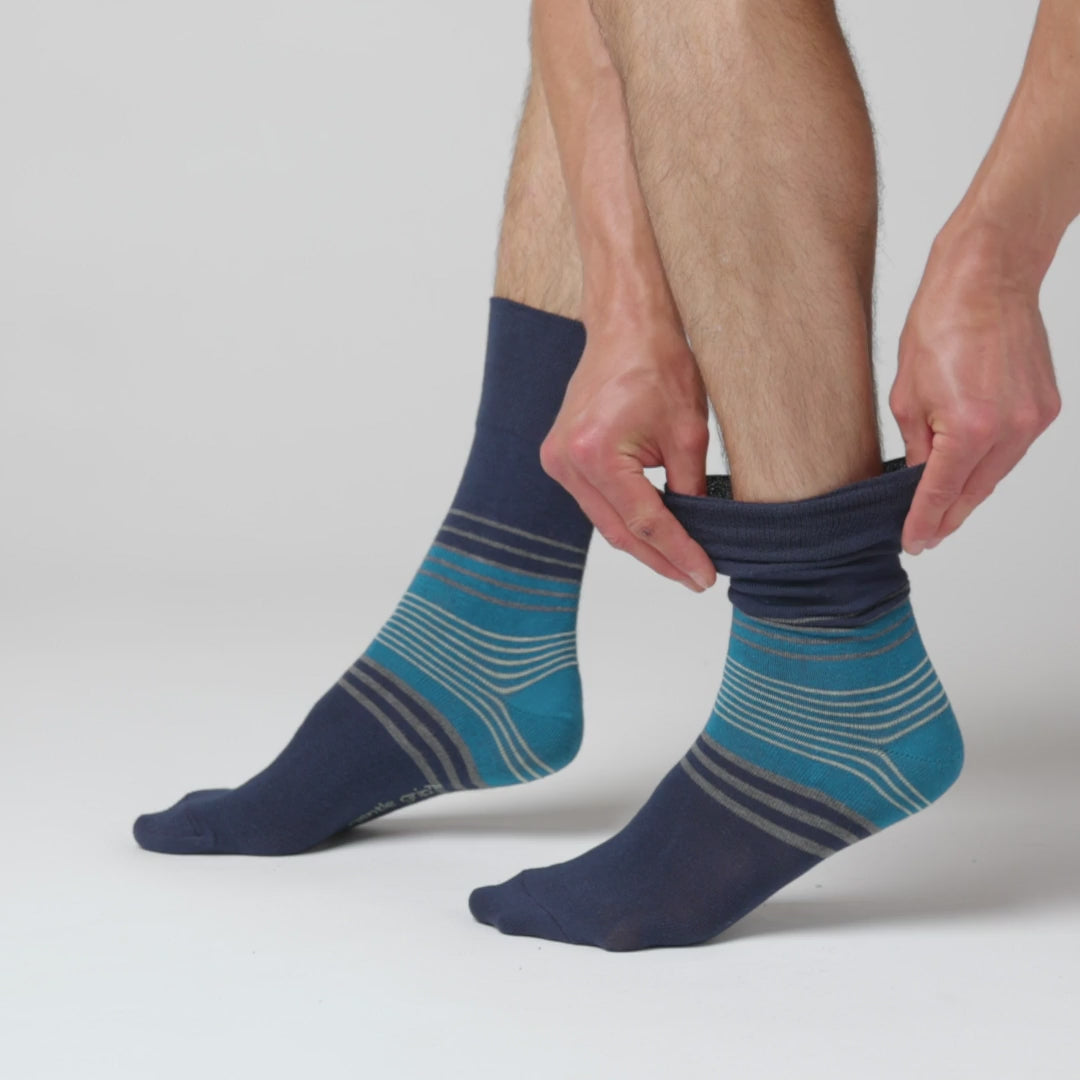 3 Paar Herren-Baumwollsocken - Modern Flash